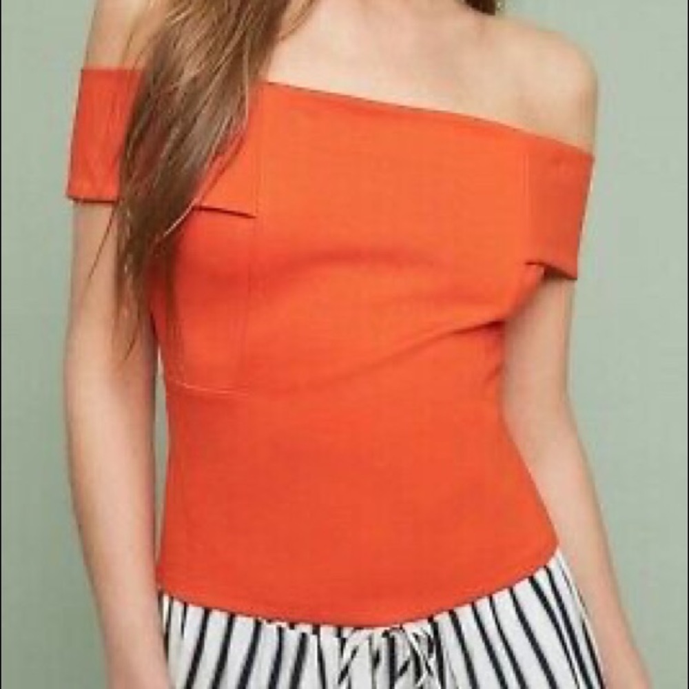 Anthropologie Deletta Off the Shoulder Top